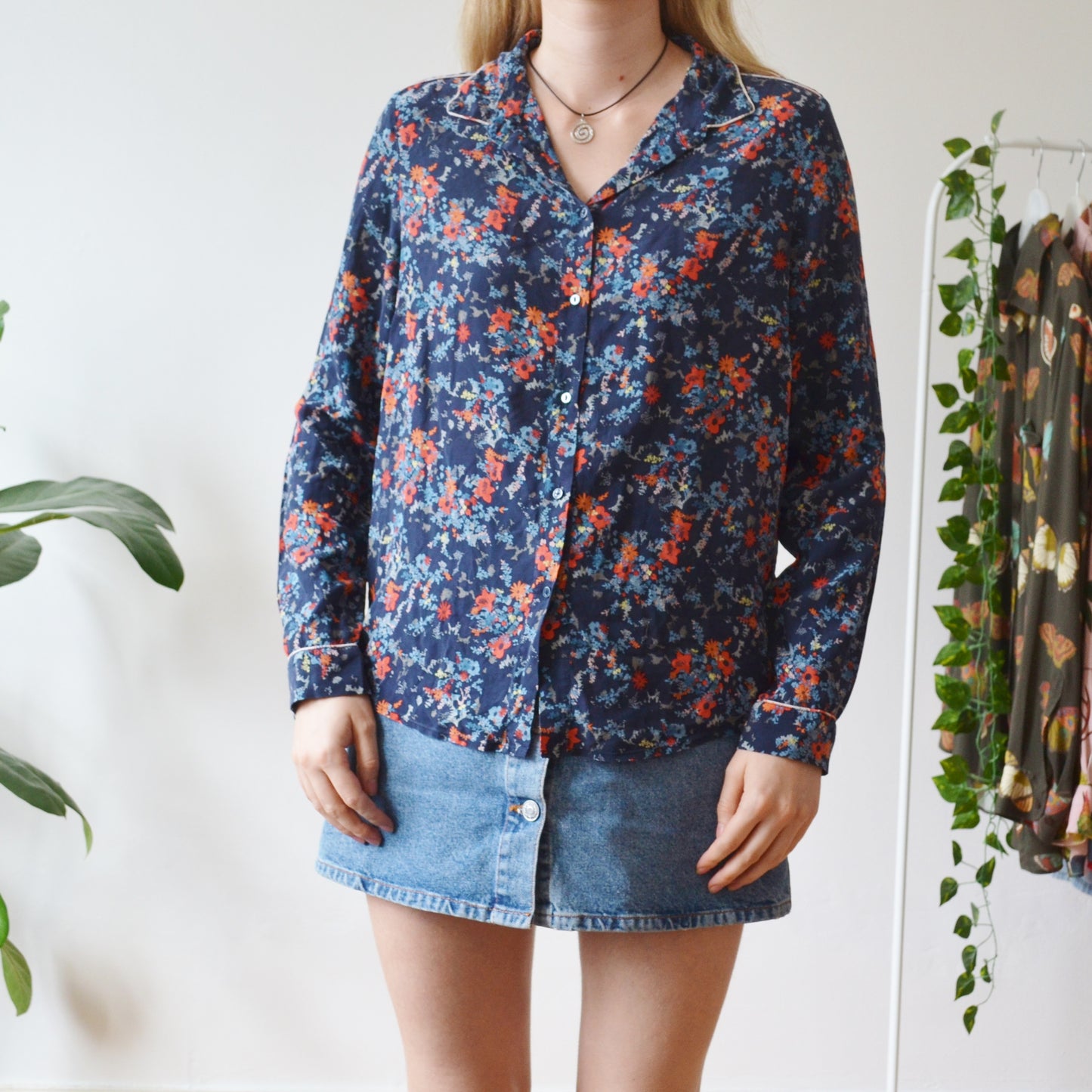 Floral blouse XL