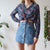 Floral blouse XL