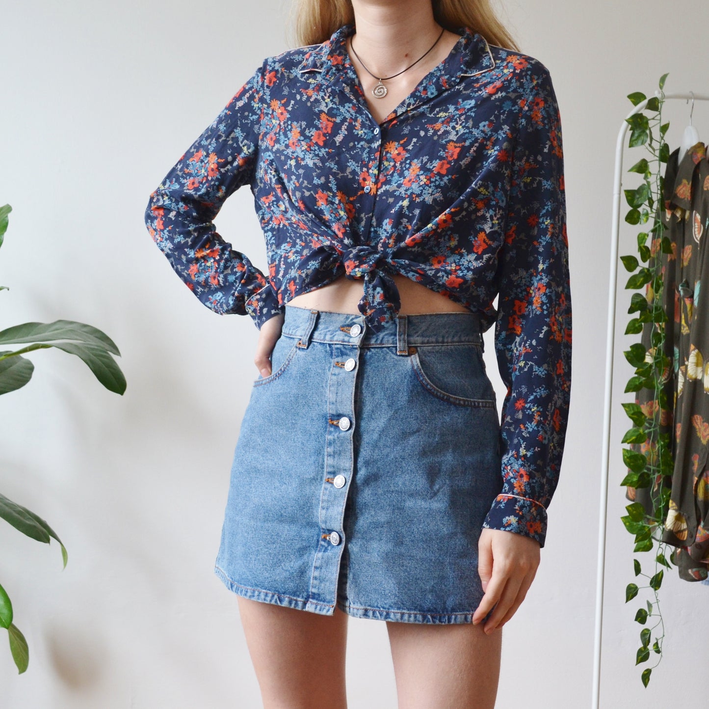 Floral blouse XL