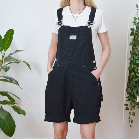 Black dungarees L