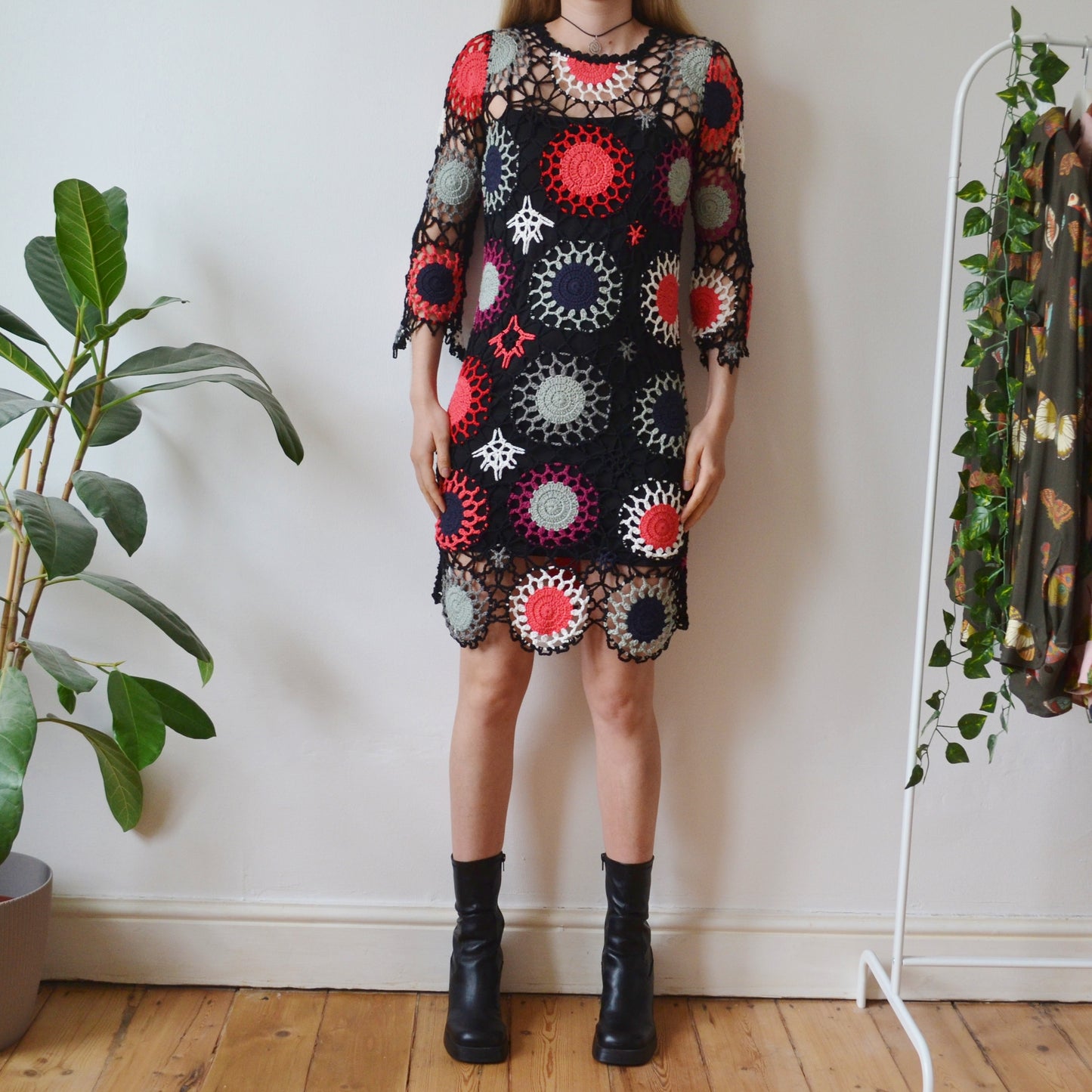 Crochet dress S