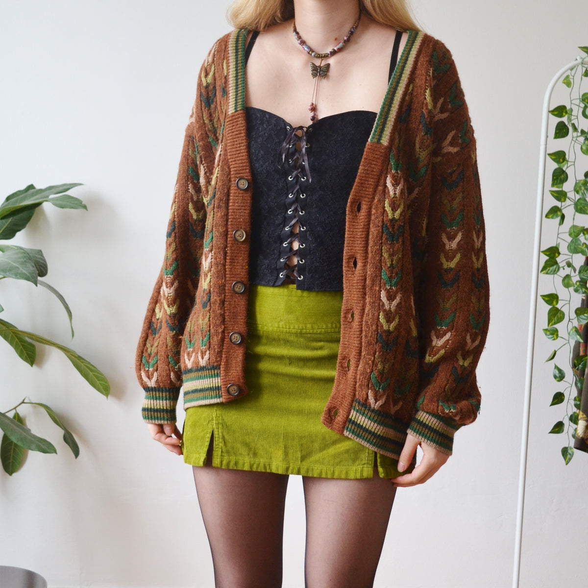 Vintage Retro Cardigan XL