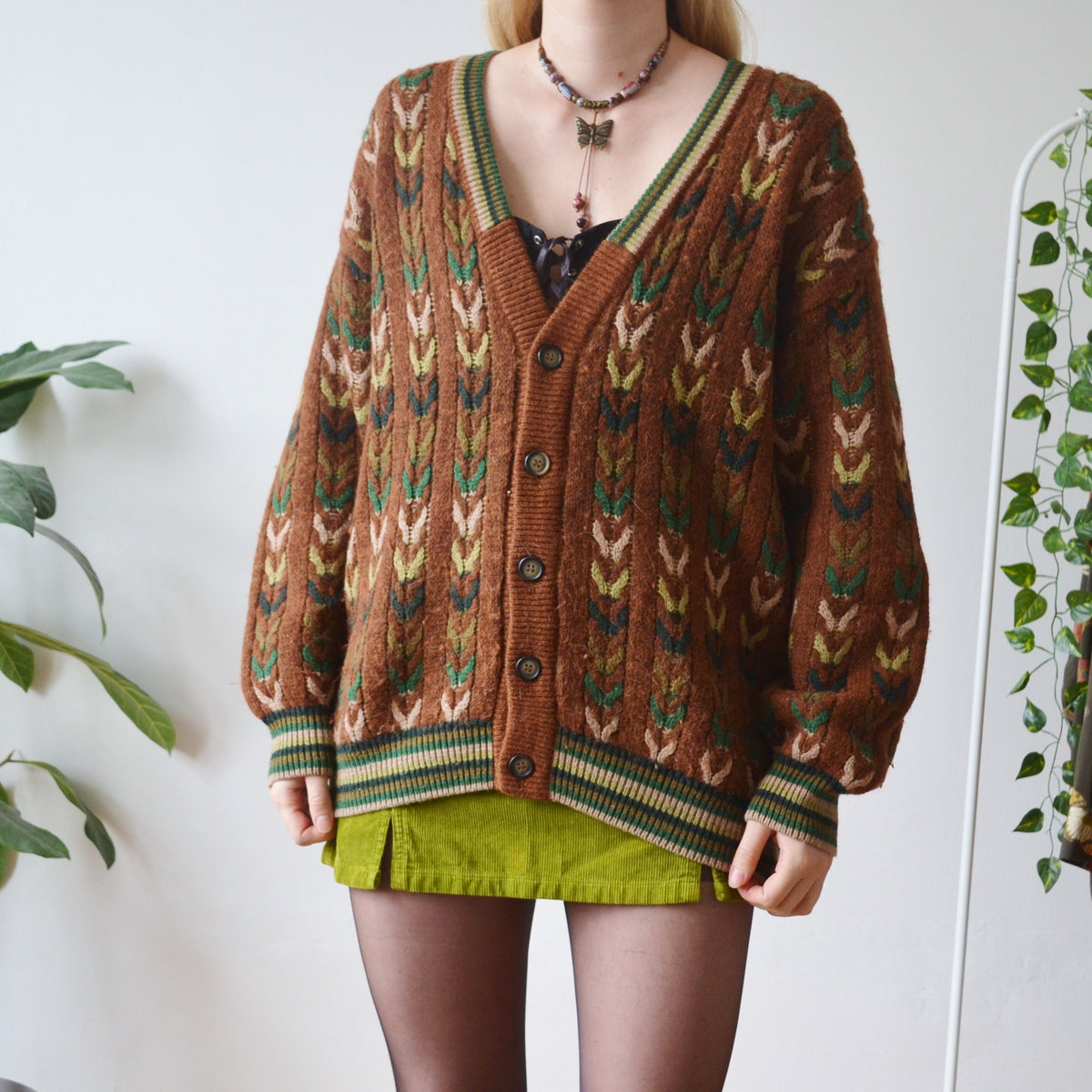Vintage Retro Cardigan XL