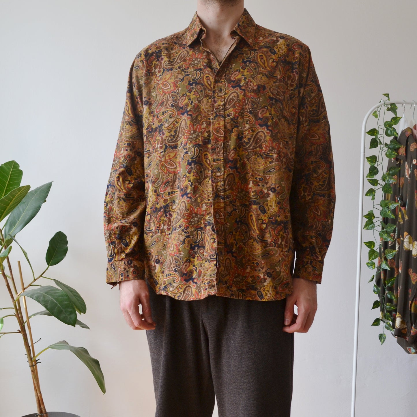 Vintage Paisley Shirt XL