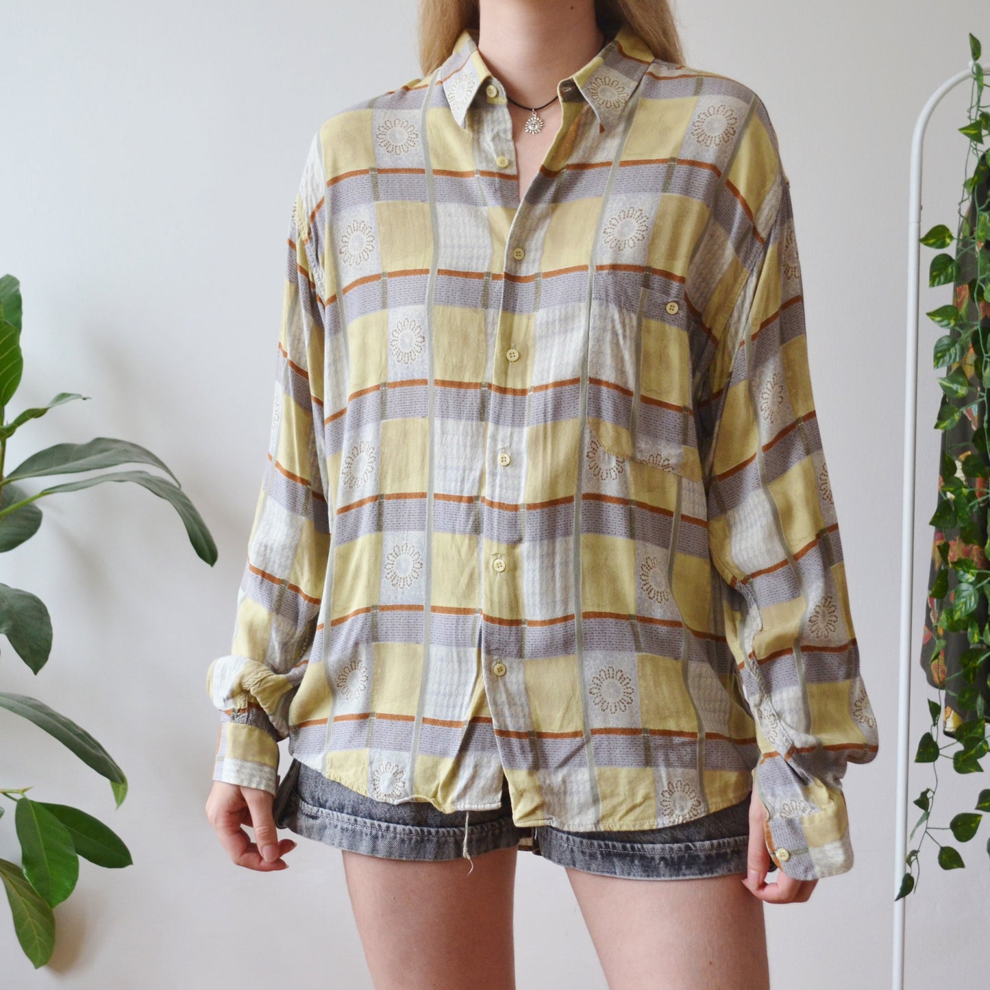Patchwork shirt L