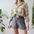 Patchwork shirt L