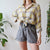 Patchwork shirt L