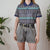 Vintage Retro Polo Top M