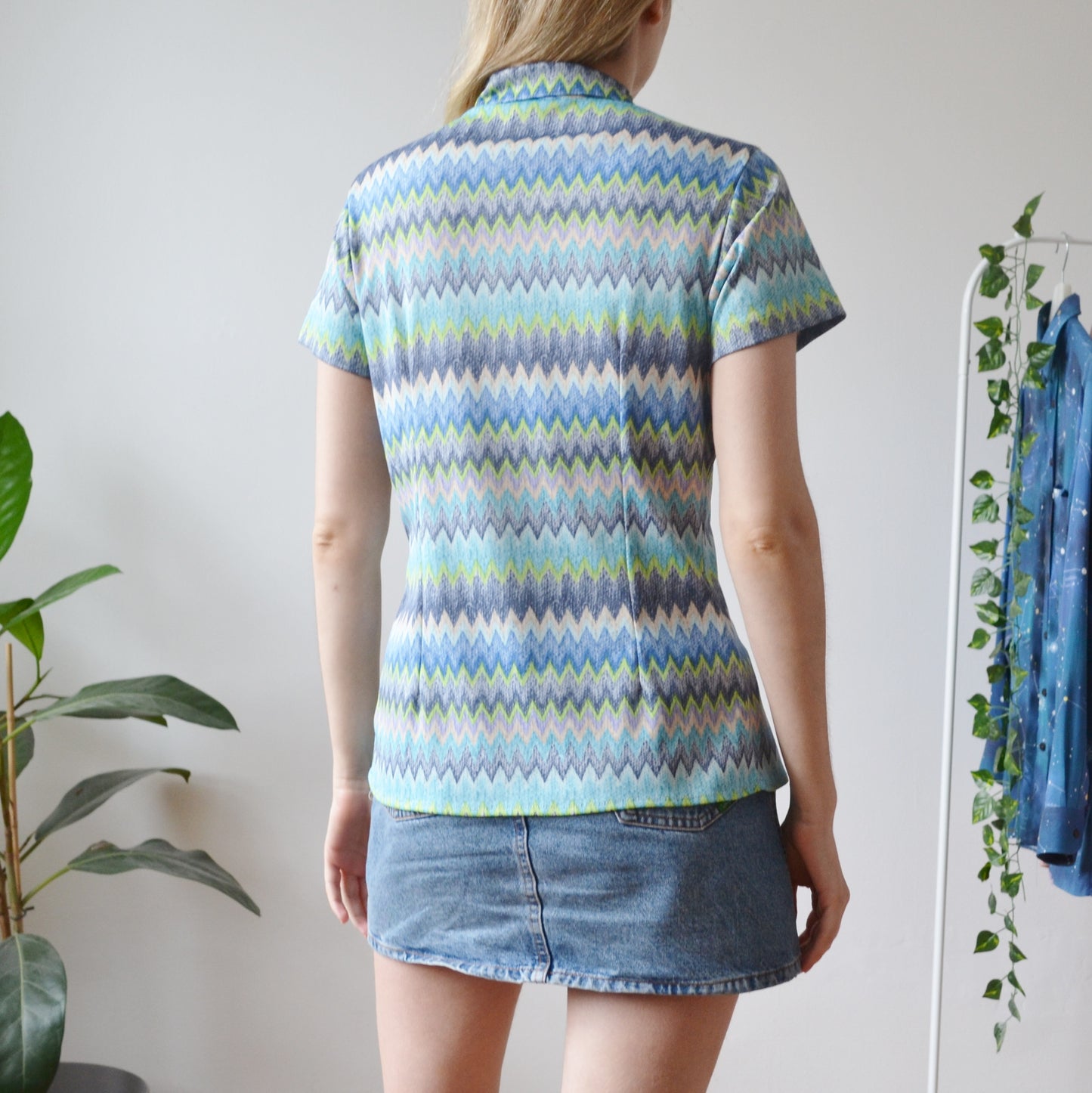Zigzag blouse S