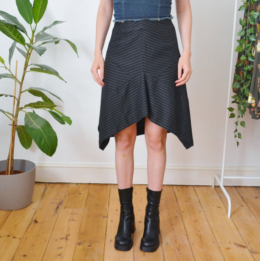Pinstripe skirt S