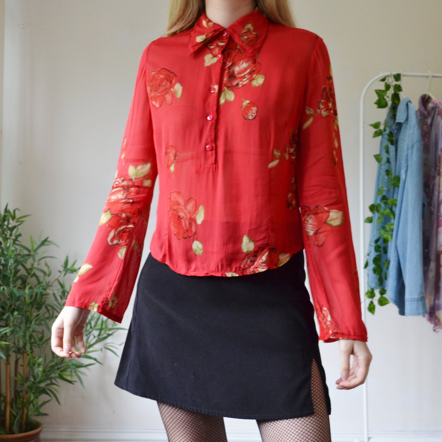 Rose blouse S