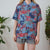 Vintage Patchwork Polo Top L