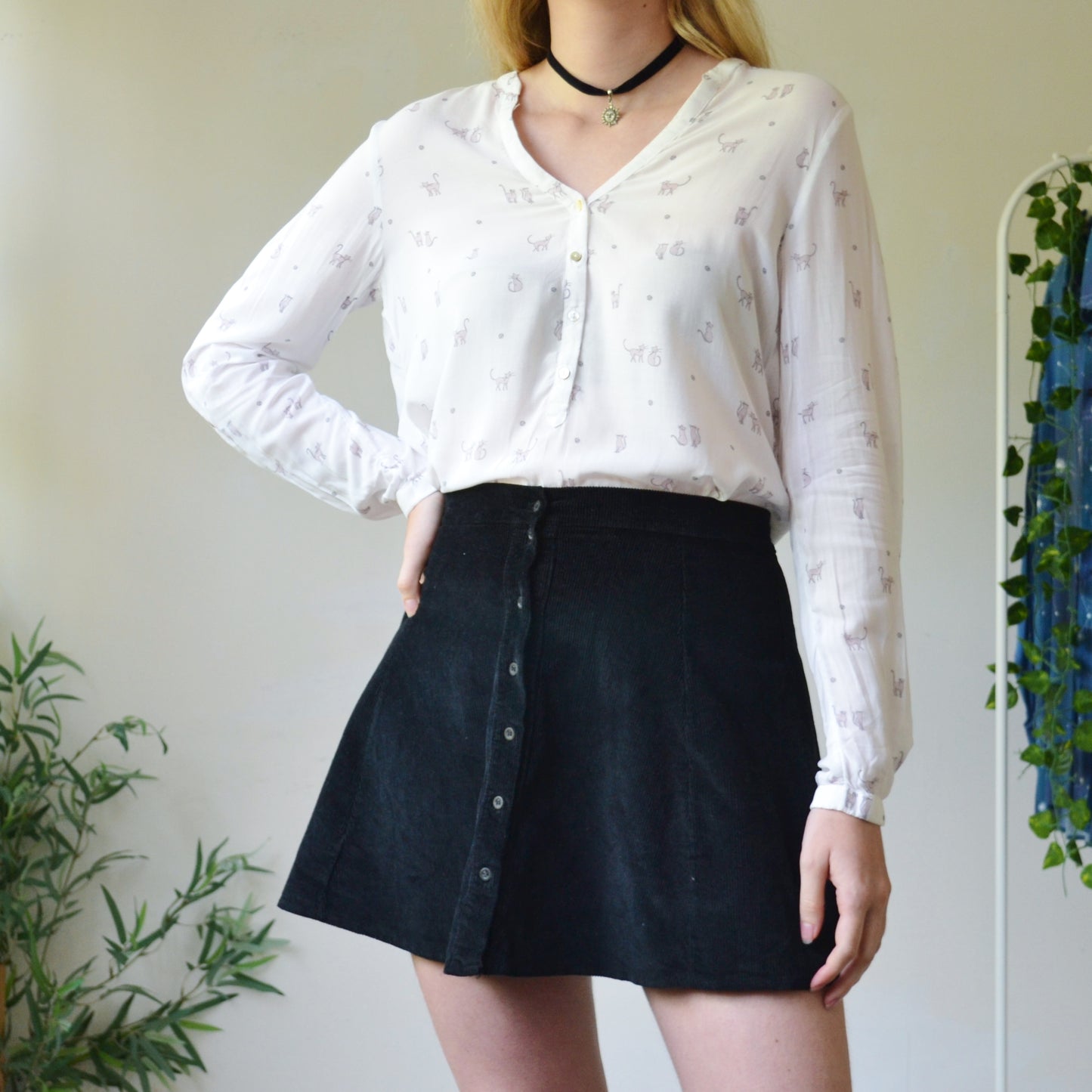 Cat blouse uk 10