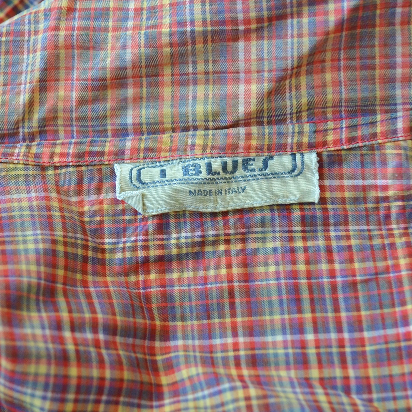 Plaid blouse S