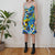 Vintage Floral Halter Neck Dress S
