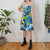 Vintage Floral Halter Neck Dress S