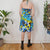 Vintage Floral Halter Neck Dress S