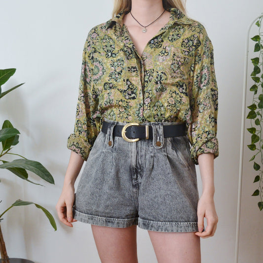 Vintage Ornate Shirt L