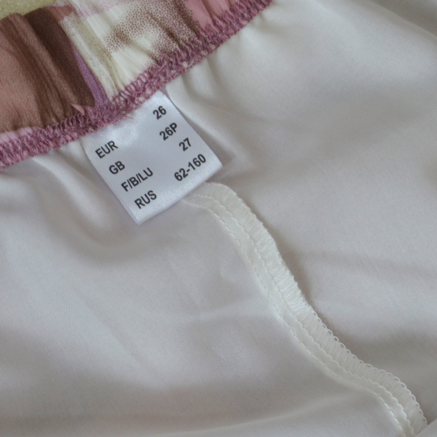 Lilac floral skirt uk 26