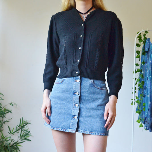 Black cardigan S