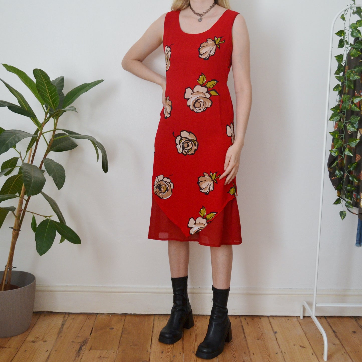 Vintage Rose Dress L