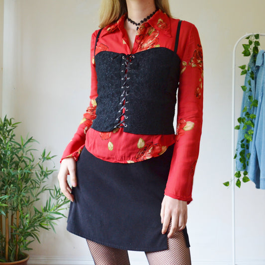 Rose blouse S