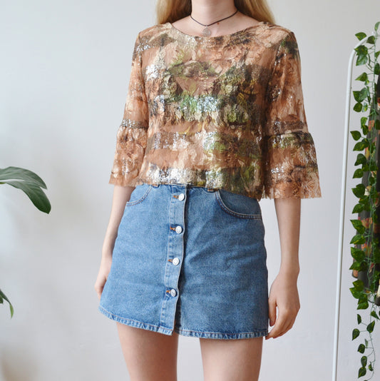 Lace top M