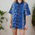 Vintage Blue Polo Top L