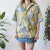 Floral shirt L