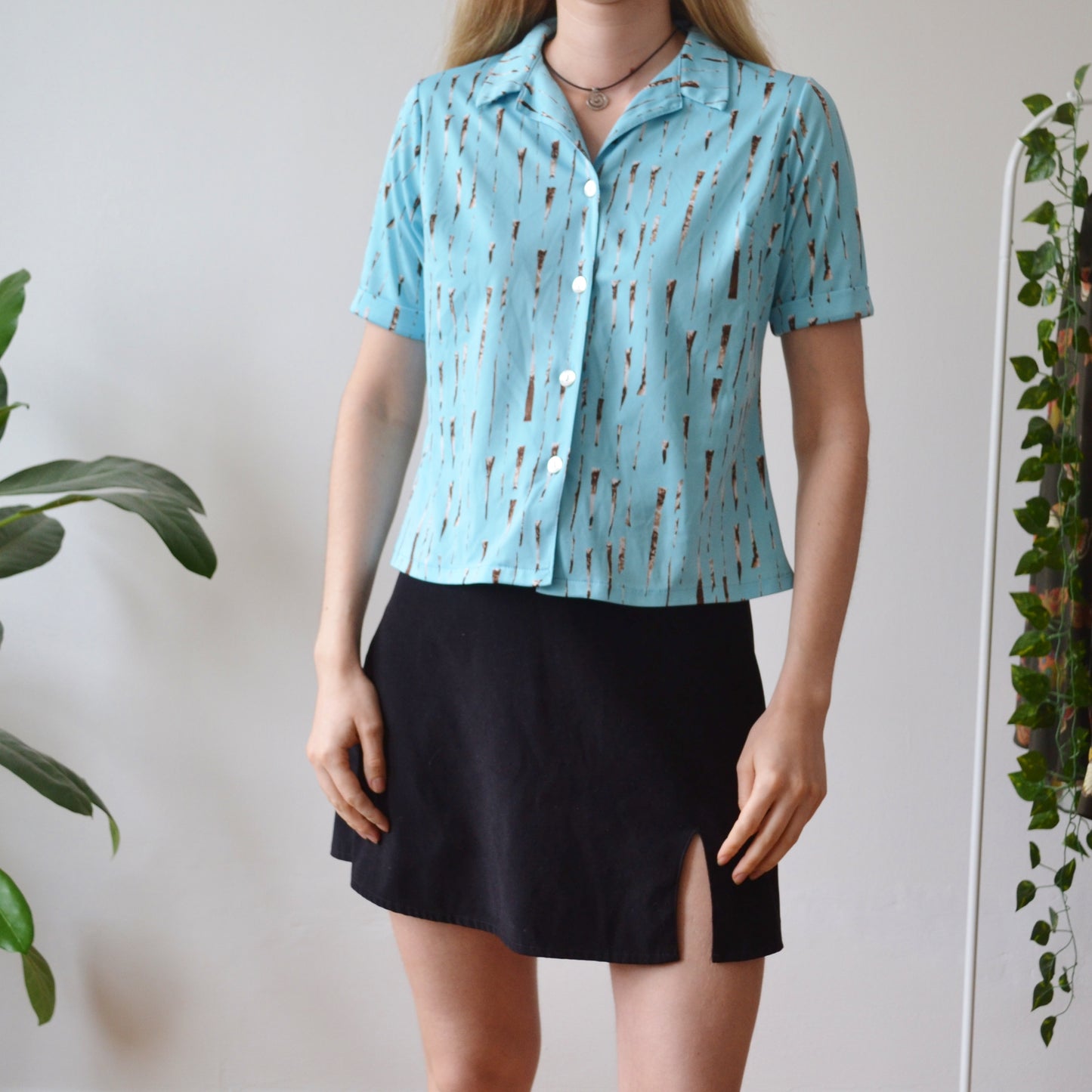 Blue blouse M