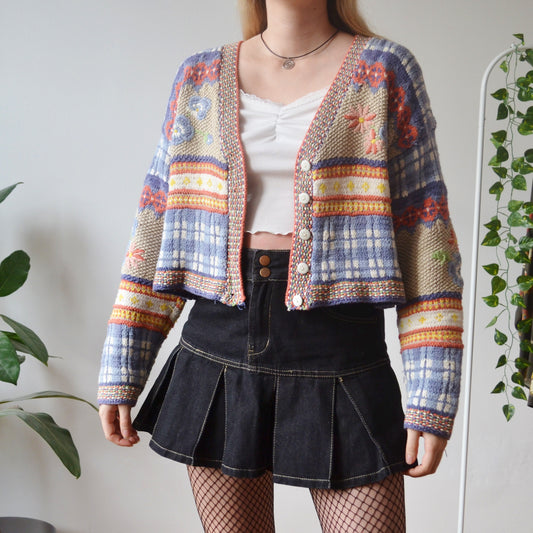 Floral cardigan M/L