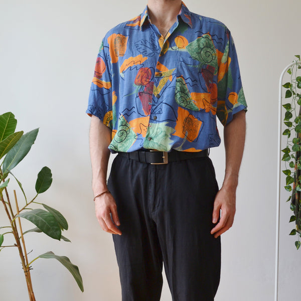 Vintage Beach Shirt L