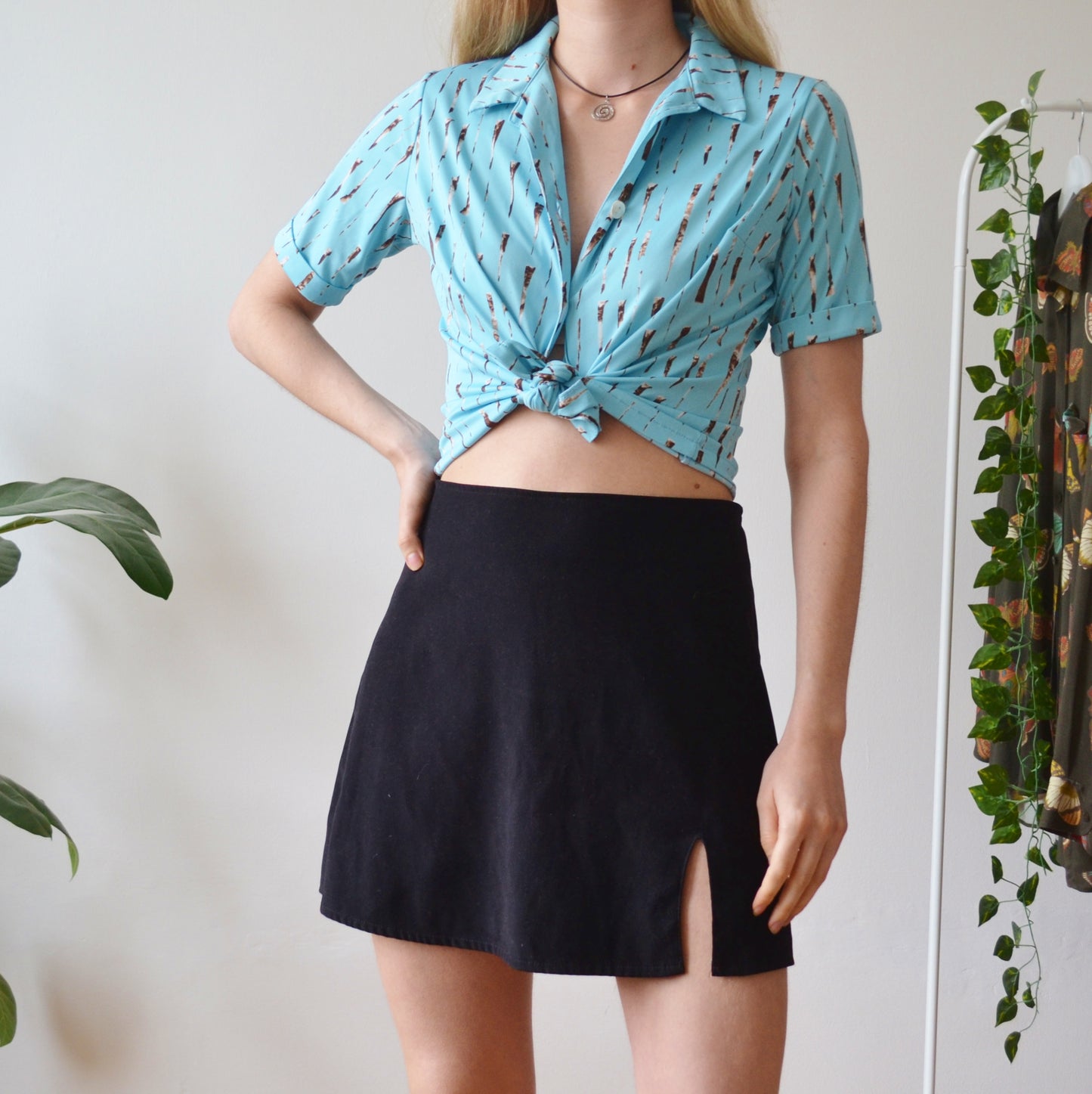 Blue blouse M