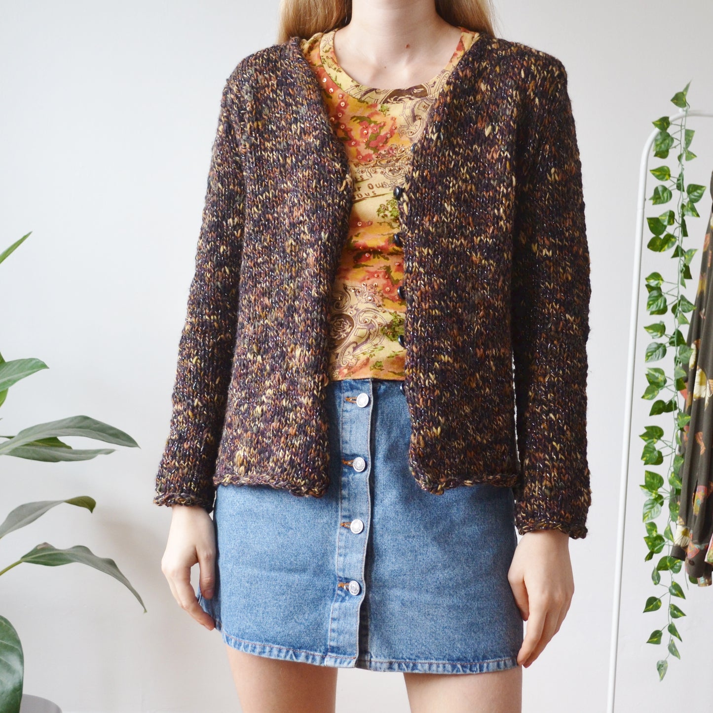 Brown cardi M