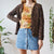 Brown cardi M