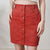 Brick red skirt uk 8