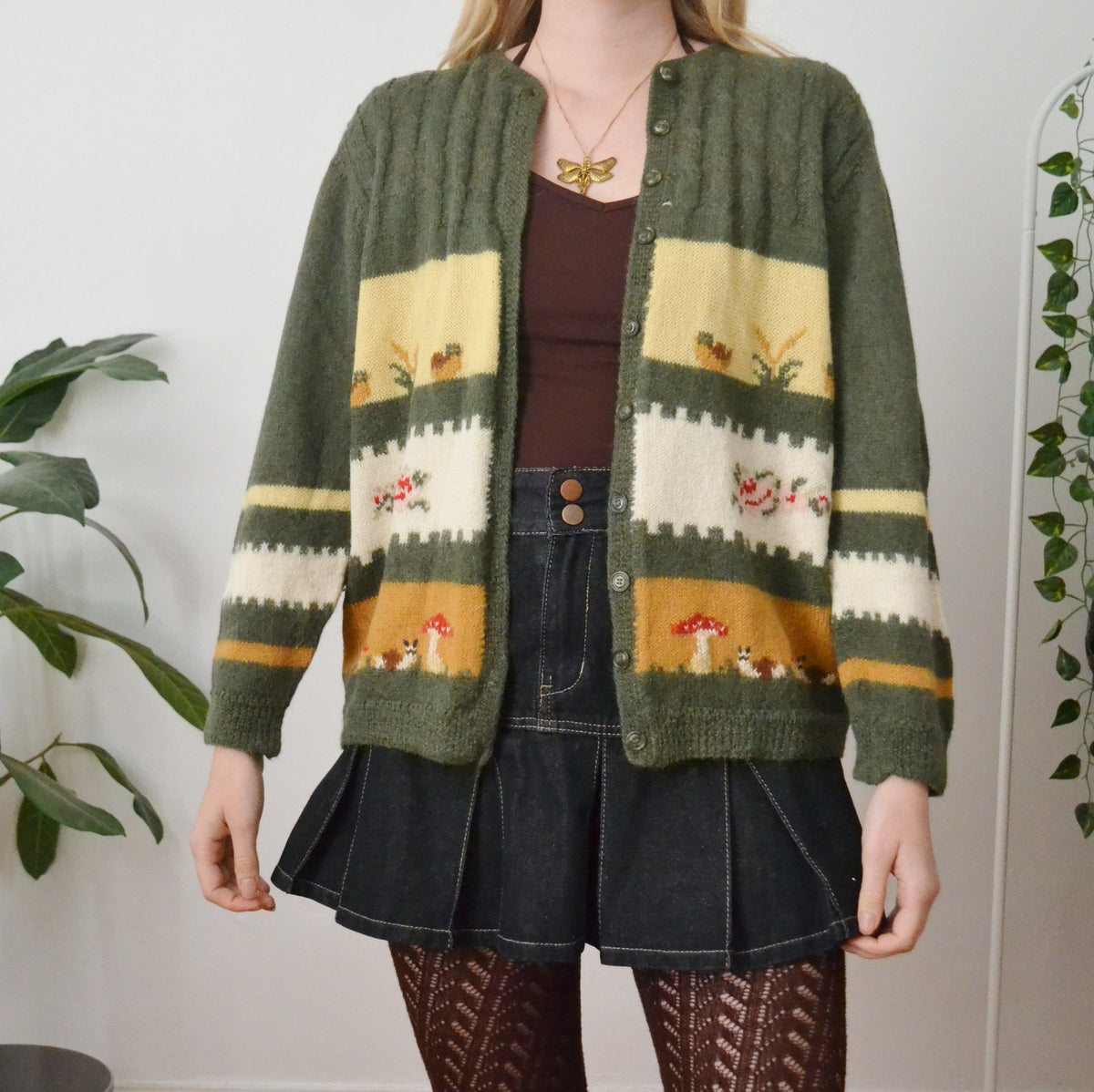 Vintage Toadstool Cardigan M