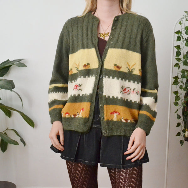Vintage Toadstool Cardigan M