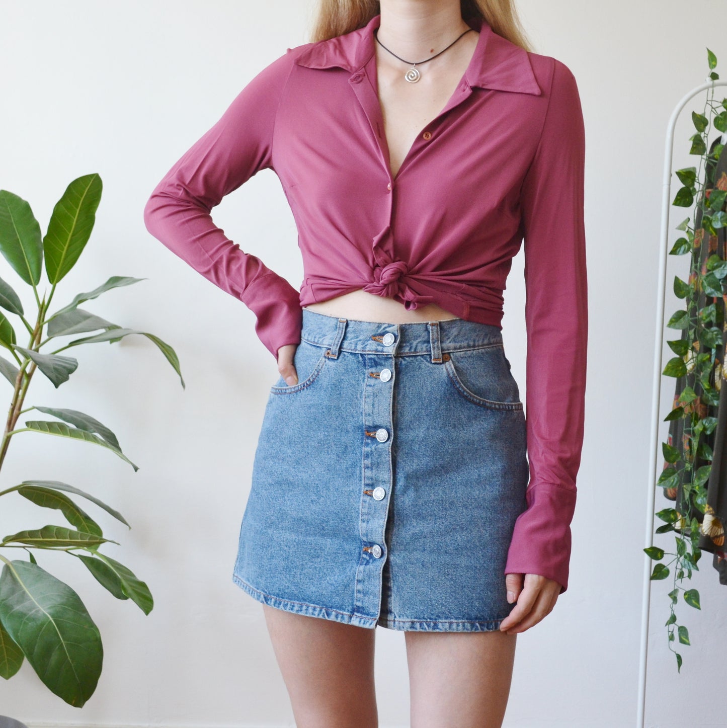 Pink blouse M