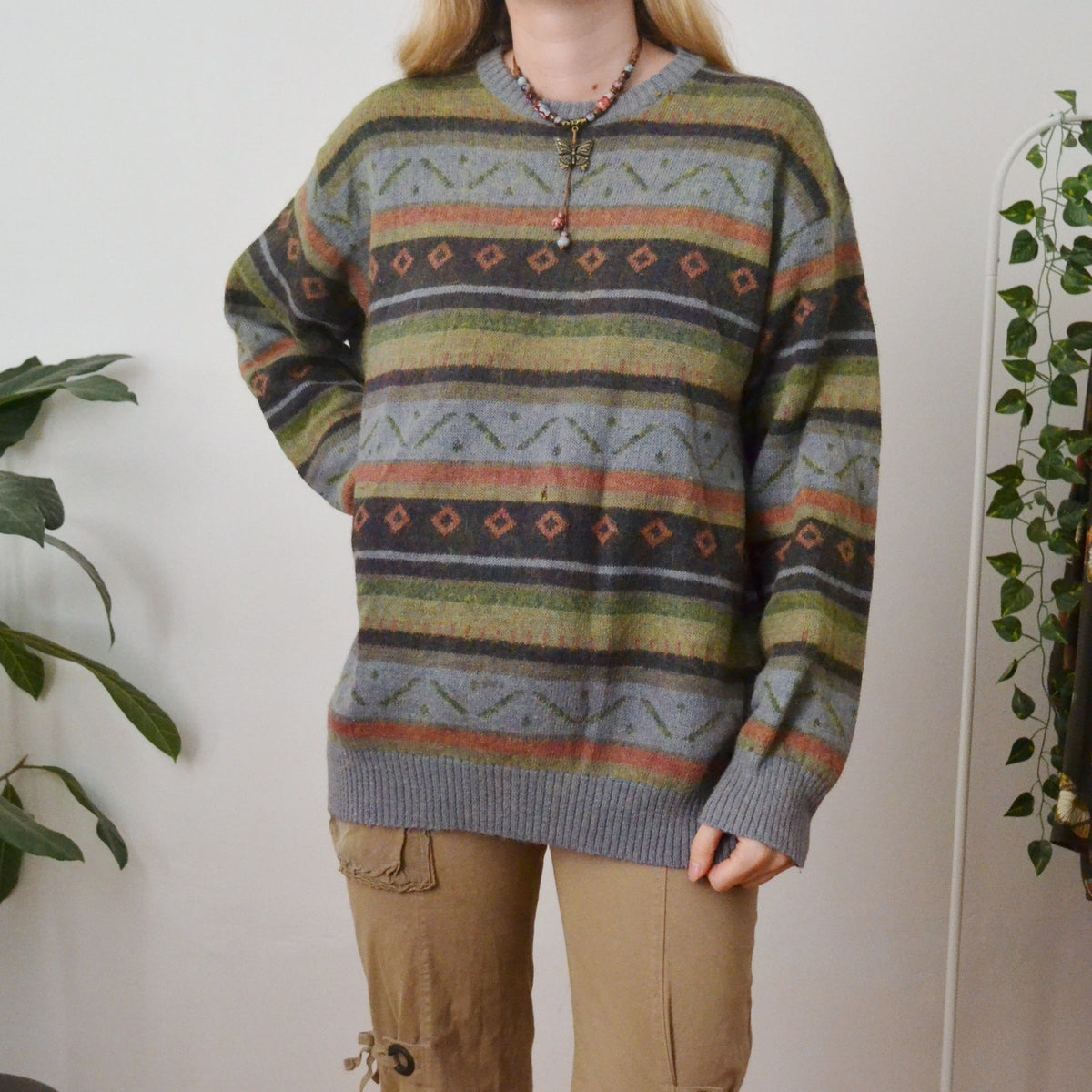 Vintage Earthy Jumper L