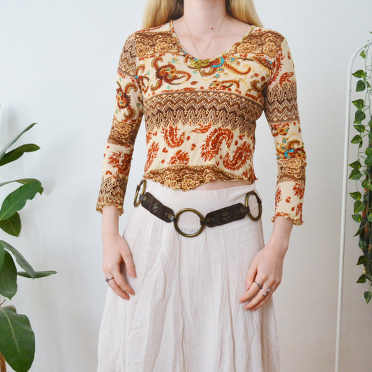 Vintage Paisley Top M