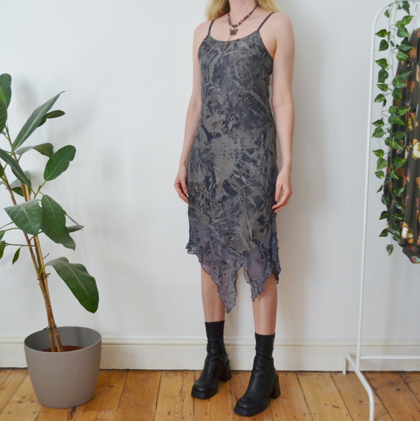 Vintage Textured Dress M