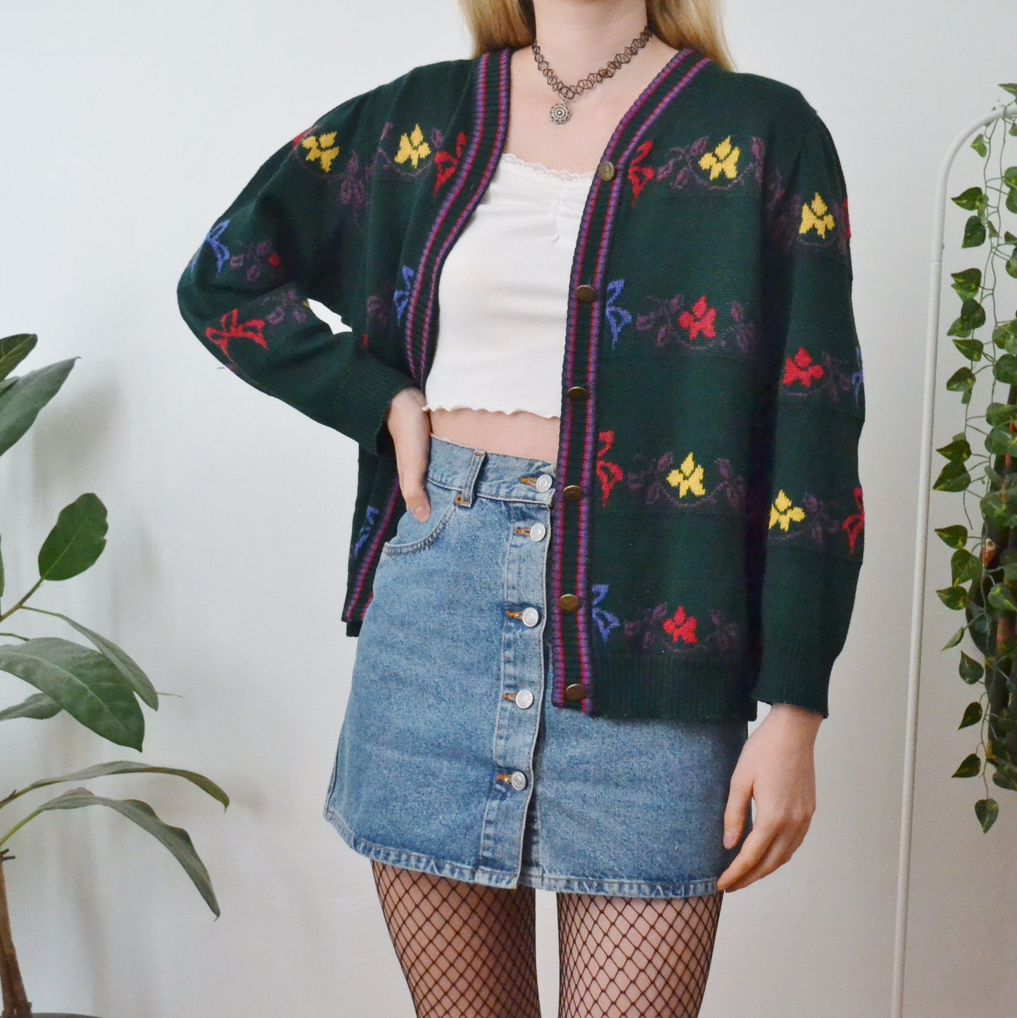 Ornate cardigan M