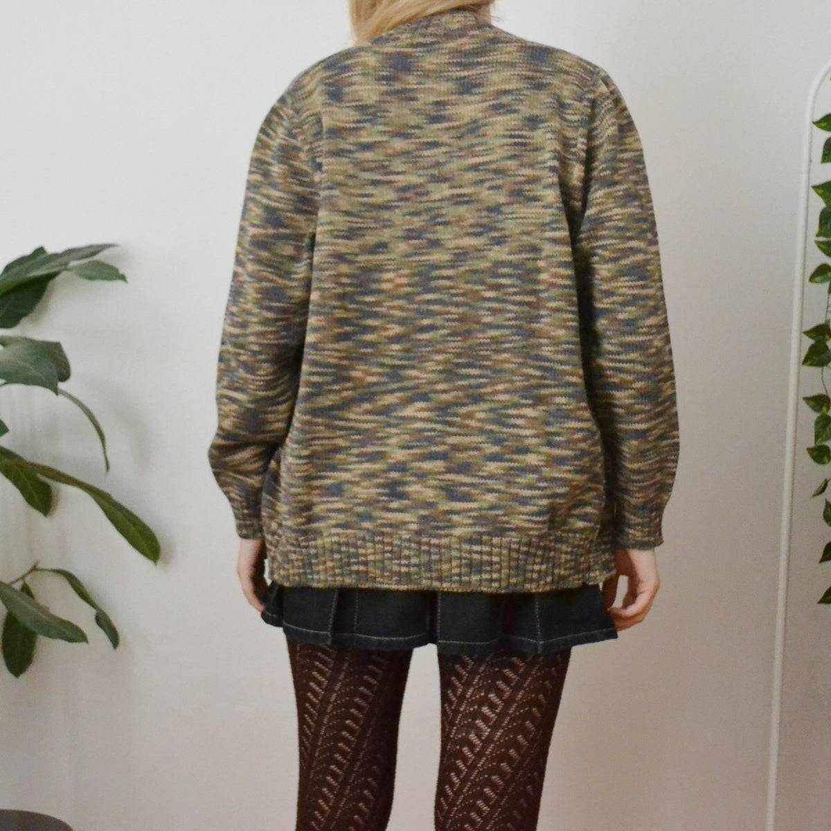 Vintage Forest Cardigan M