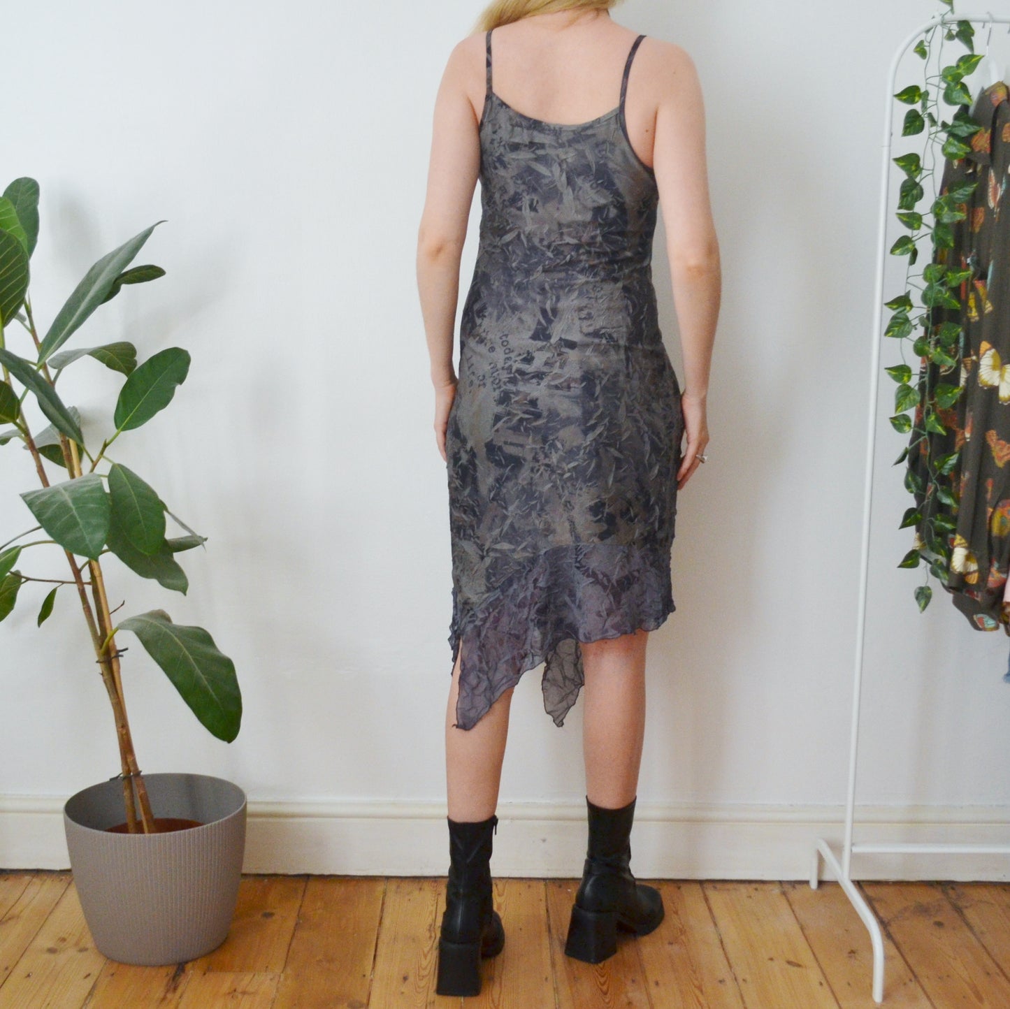 Vintage Textured Dress M