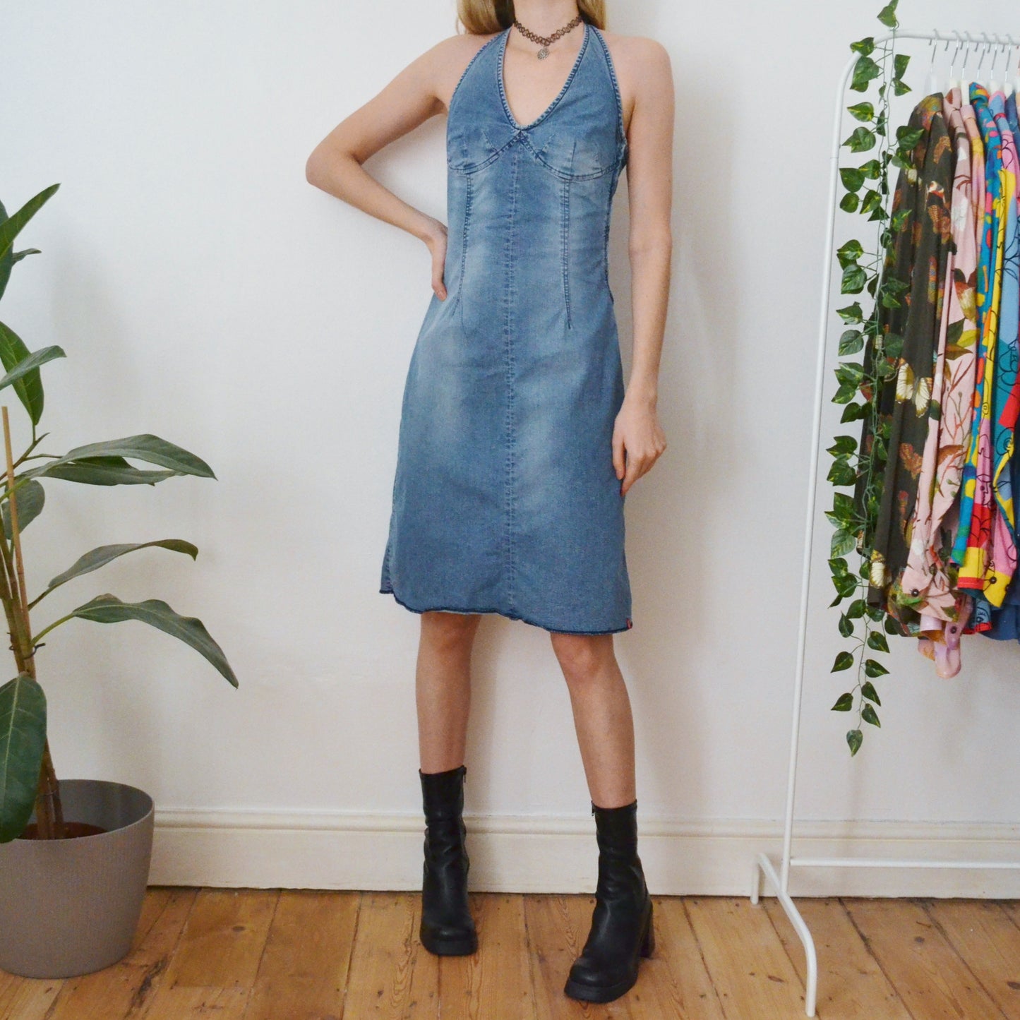 Halterneck dress S