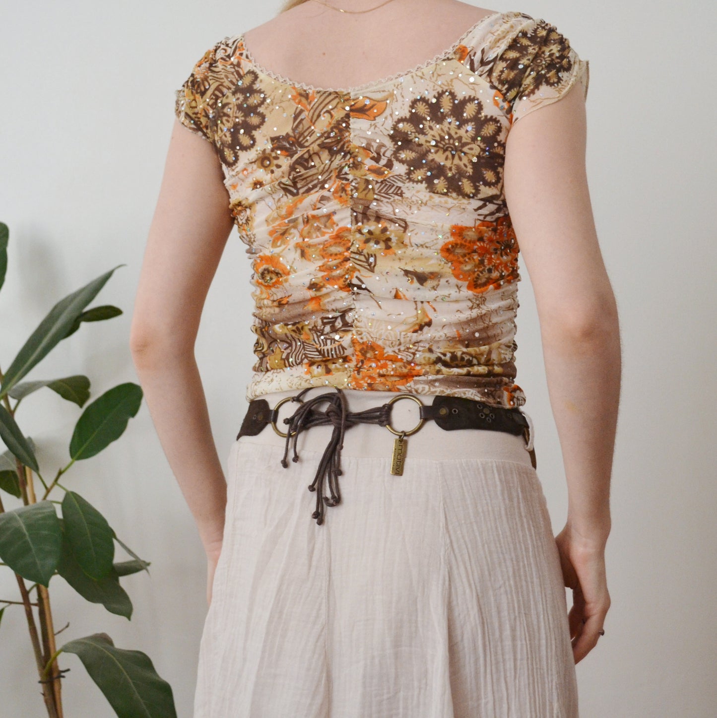 Vintage Mesh Top M