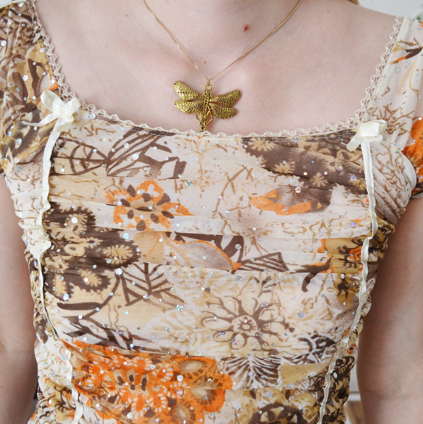 Vintage Mesh Top M
