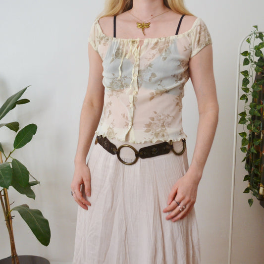 Vintage Rose Top M