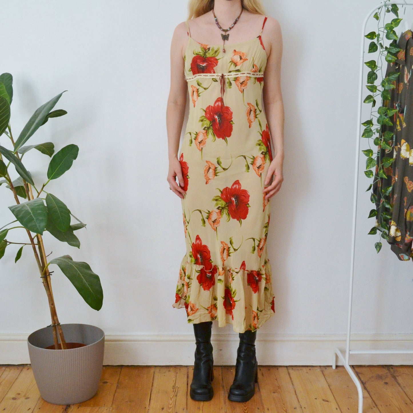 Vintage Rose Dress L